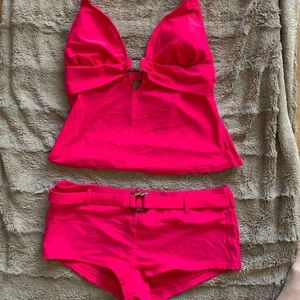 Fuschia Pink Tankini